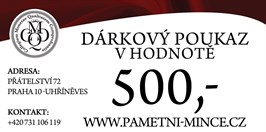 Dárkový poukaz v hodnotě 500,-