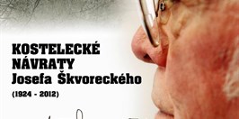 Slavnostní odhalení lavičky Josefa Škvoreckého s kulturním programem