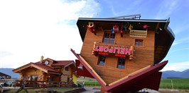 Upside down house - Heliport Liptov